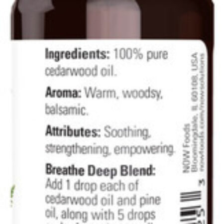 NOW Óleo de Cedro 30mL - Imagem 2