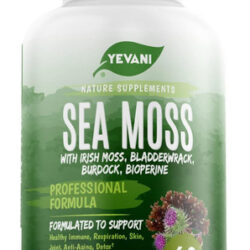 Yevani 100% Pure Organic Sea Moss Wildcrafted Irish Seamoss