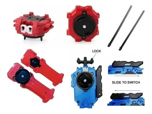 Jogo Beyblade Burst Bey Blade Metal Para Crianças - Imagem 6