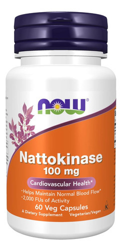 Agora Suplementos, Nattokinase 100 Mg (de Soja Não Ogm) Com