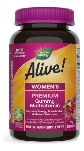 Nature's Way Alive! Multivitamínicos Gomosos Femininos Premi