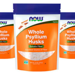 Cascas De Psyllium Now Foods Fibras Psyllium Husk 454g 3un