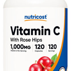 Vitamina C Nutricost 1000 Mg 120 Cápsulas