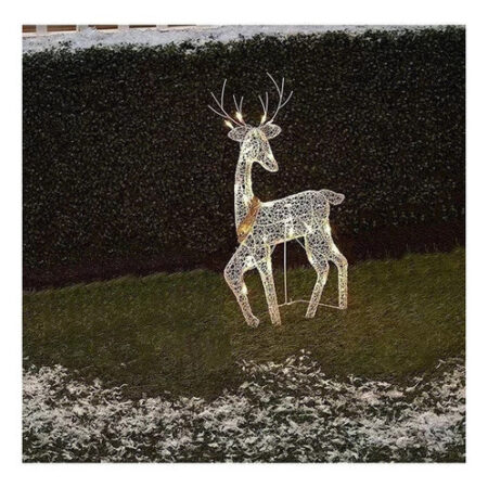 3 Unidades/kit De Enfeite De Natal De Rena, Led Iluminado Po - Imagem 7