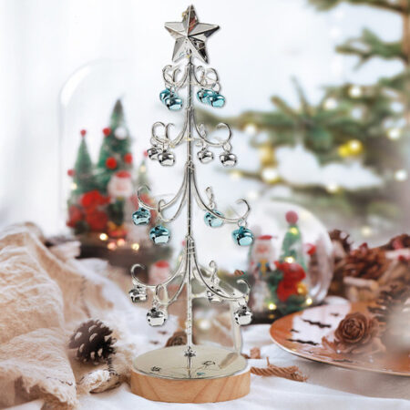 Decoração De Natal: Mesa, Árvore De Metal, Ferro Forjado, Or - Imagem 10