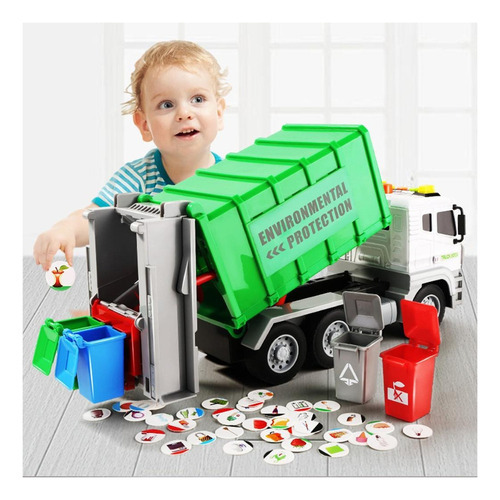 Para Novo Brinquedo De Caminhão De Lixo De 13 Polegadas - Imagem 9