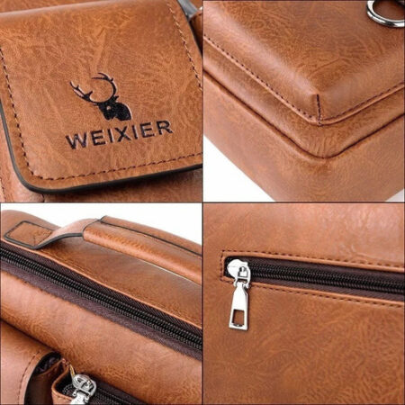 Bolsa Executiva Masculina Em Couro Pu 2023 - Imagem 8