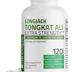 Bronson Longjack Tongkat Ali Força Extra, 120 Cápsulas Veget