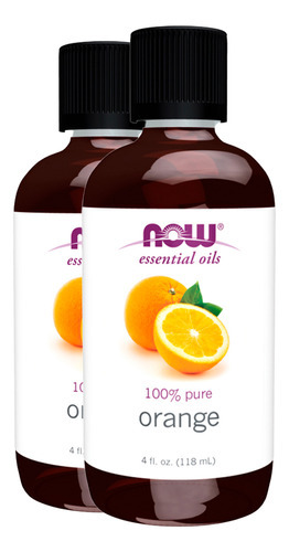 Óleo De Laranja Now Foods 118ml Puro Importado 2un
