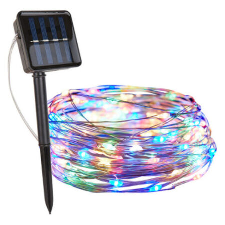 1 Solar String Lights Decoração De Natal Ao Ar Livre 20m 200 - Imagem 2