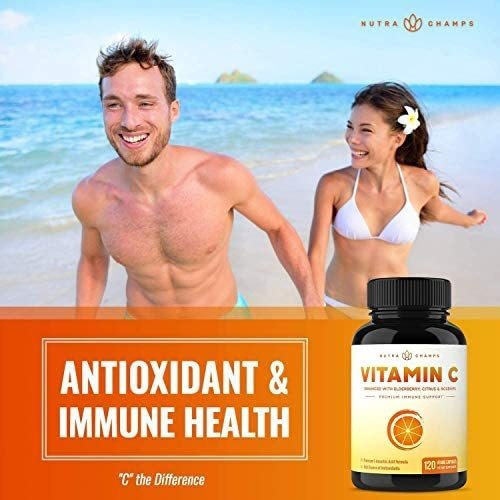 Vitamina C Nutra Champs 1000 Mg 120 Cápsulas - Imagem 4