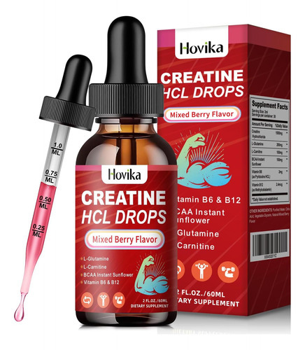Gotas De Líquido De Creatina Hcl Para Homens E Mulheres, Clo