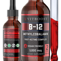 Suplemento Vitboost Vegan Liquid B-12 5000mcg X 60ml De Fram