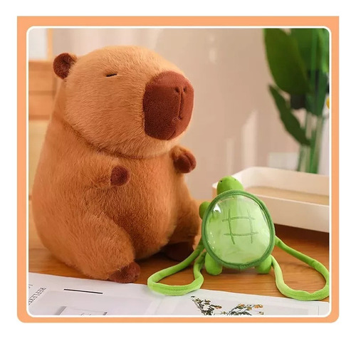 Peluches De Capivara E Mochilas Pequenas De Tartaruga - Imagem 3