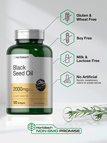 Óleo De Semente Preta 2000mg | 120 Cápsulas Softgel | Compri - Imagem 2