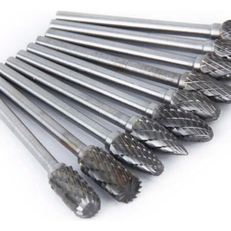 Kit 10 Ponta Montada Fresa Tungstênio Retifica Metal - Imagem 8
