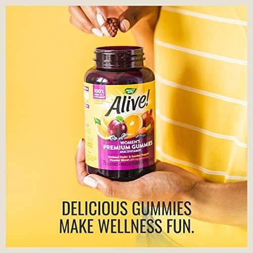 Nature's Way Alive! Multivitamínicos Gomosos Femininos Premi - Imagem 7