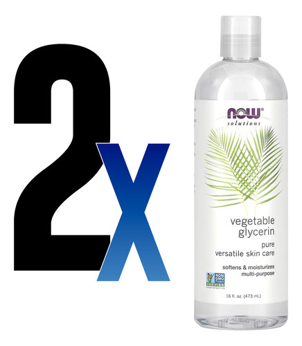 Glicerina Vegetal 473ml Now Foods Cozinha Uso Diário 2un - Imagem 2
