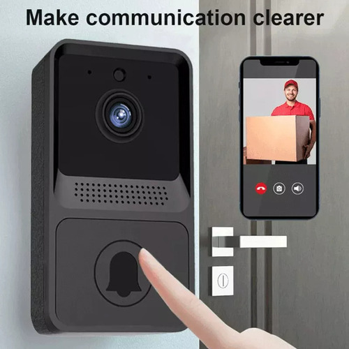 Novo Campainha Inteligente Sem Fio Com Câmera De Vídeo Wifi - Imagem 8