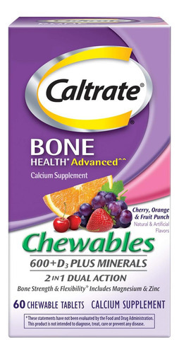 Caltrate Mastigáveis ??600 + D3 Plus Minerais Cálcio E Vitam