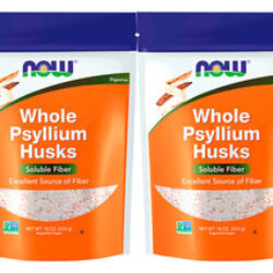 Cascas De Psyllium Now Foods Fibras Psyllium Husk 454g 4un