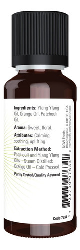 Now Foods Óleo De Peace, Love E Flores 30ml + Porta Cápsulas - Imagem 2