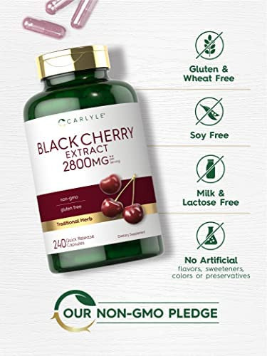 Concentrado De Extrato De Cereja Preta Carlyle | 2800mg | 2 - Imagem 4
