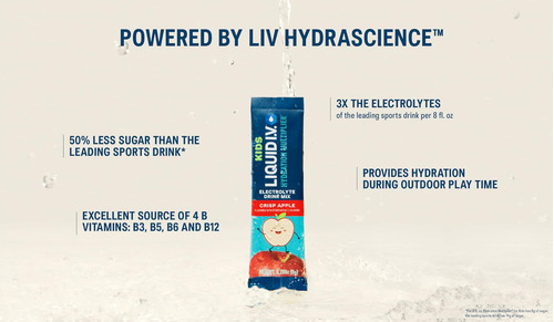 Liquid I.v.® Hydration Multiplier® +kids - Crisp Red - Pacot - Imagem 3