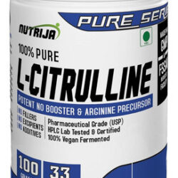 Nutrija L- Citrulina - 100 Gramas - Sem Sabor