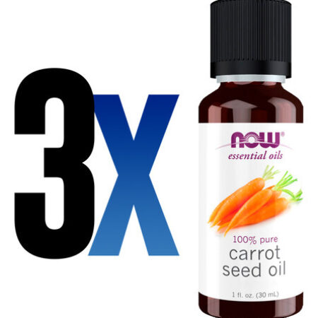 Óleo Semente De Cenoura Now Foods 30ml Puro Importado 3un - Imagem 2