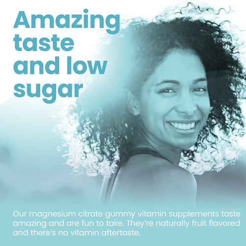 Gomas De Magnésio Vitafive Low Sugar Calm, 125 Mg De Citrato - Imagem 3