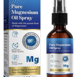 Spray De Magnésio, Óleo De Magnésio Para Pés E Sono, Spray D