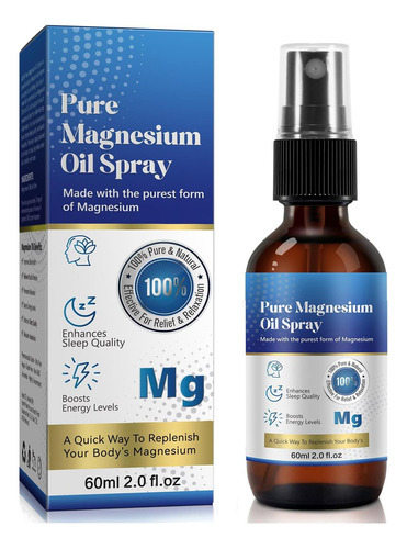Spray De Magnésio, Óleo De Magnésio Para Pés E Sono, Spray D