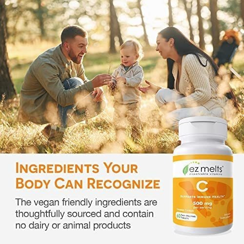Vitamina C Ez Melts 500 Mg 60 Comprimidos - Imagem 3
