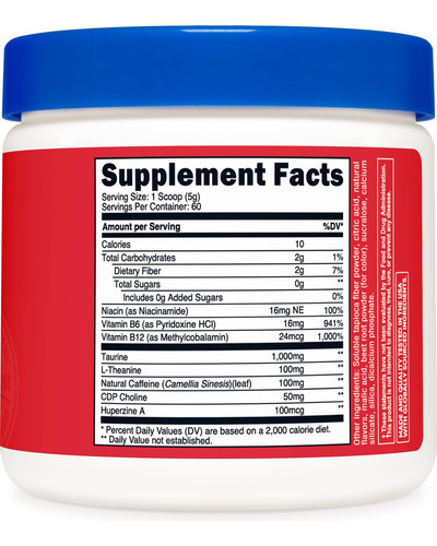 Ponche De Frutas Energy Powder Nutricost Energy Complex 300g - Imagem 6