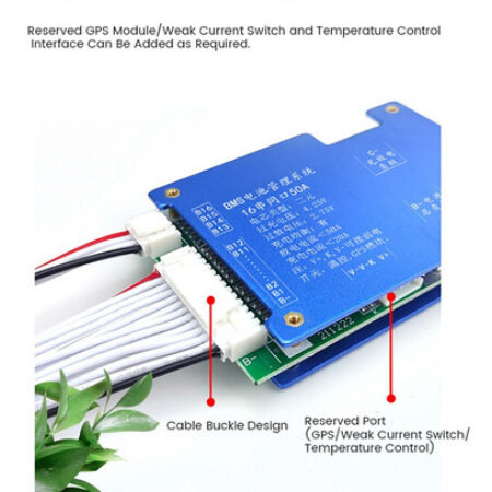 Placa De Proteção 16s 60v 50a Bateria De Lítio Ternária Bms - Imagem 8
