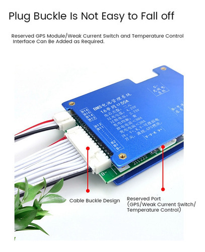 Placa De Proteção 16s 60v 50a Bateria De Lítio Ternária Bms - Imagem 8