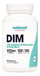 Suplemento Nutricost Diindolilmetano Dim 400 Mg 120 Cápsulas - Imagem 2