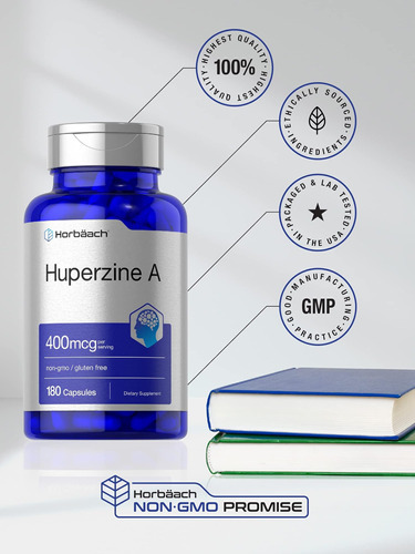 Horbäach Huperzine A 400mcg | 180 Cápsulas | Suplemento Sem - Imagem 5