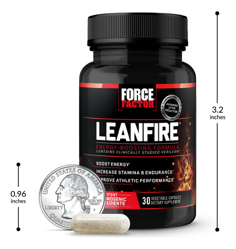 Force Factor Leanfire Pré -treino De Pílulas Energéticas Com - Imagem 7