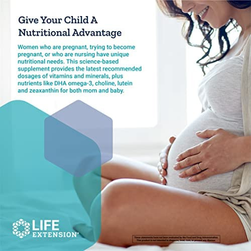 Suplemento Life Extension Prenatal Advantage Vitamina Pré-n - Imagem 7