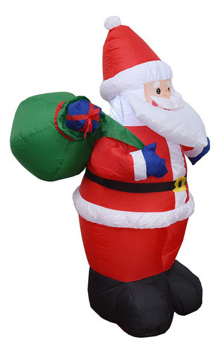 Decorações De Natal Mochila Inflável De 1,2 M Papai Noel