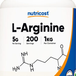 Suplemento Nutricost L-arginina Em Pó 1 Kg - 100% Puro