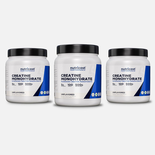 Suplemento Nutricost Creatina Monohidratada 500g 100 Porções