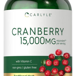 Comprimidos De Cranberry Carlyle Mg | 300 Cápsulas | Com Vit