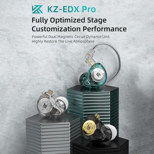 Fones De Ouvido Kz-edx Pro Hifi Bass Monito Com Cancelamento - Imagem 25