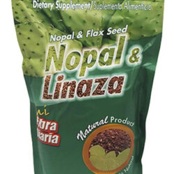 Minha Fibra Diária De Nopal E Linhaça. Cacto Nopal E Fibra D