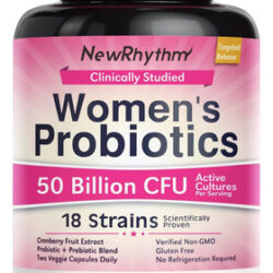 Probióticos Femininos Newrhythm, Cranberry Orgânico Para A S