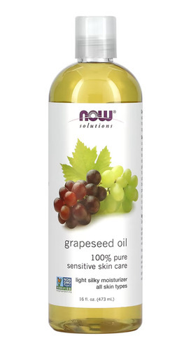 Óleo De Semente De Uva 473ml Now Foods Grapeseed Oil 5un - Imagem 3