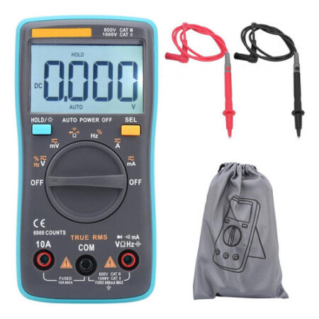 Zt101 Multímetro Digital Ac Dc Voltímetro Amperímetro Ohmíme - Imagem 2